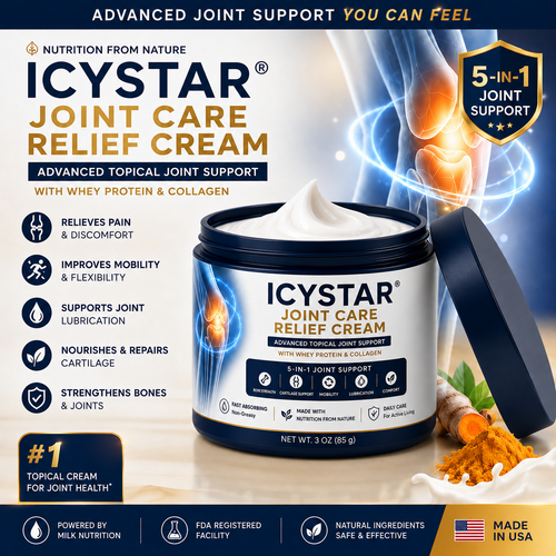 🦴 𝐈𝐂𝐘𝐒𝐓𝐀𝐑® 𝐉𝐨𝐢𝐧𝐭 𝐂𝐚𝐫𝐞 𝐑𝐞𝐥𝐢𝐞𝐟 𝐂𝐫𝐞𝐚𝐦 — 𝟓-𝐢𝐧-𝟏 𝐀𝐝𝐯𝐚𝐧𝐜𝐞𝐝 𝐉𝐨𝐢𝐧𝐭 𝐒𝐮𝐩𝐩𝐨𝐫𝐭 𝐟𝐨𝐫 𝐂𝐨𝐦𝐟𝐨𝐫𝐭, 𝐌𝐨𝐛𝐢𝐥𝐢𝐭𝐲 & 𝐂𝐚𝐫𝐭𝐢𝐥𝐚𝐠𝐞 𝐂𝐚𝐫𝐞